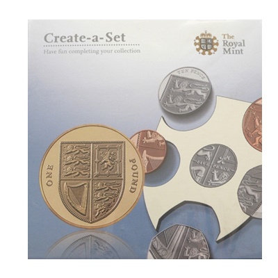 2009 BU £1 Coin Pack - Create a Set Royal - Shield of Arms